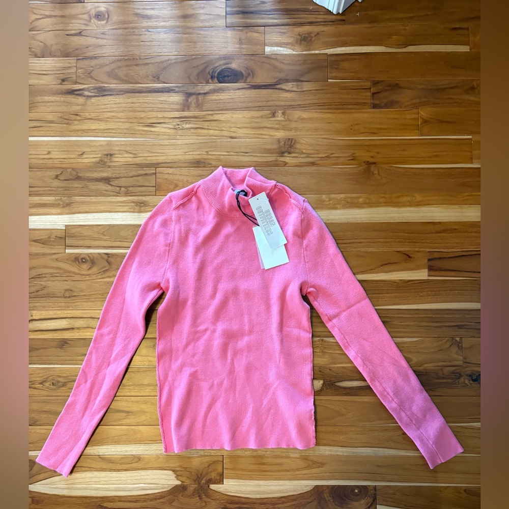 BDG Pink Long Sleeve Top